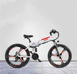 Fangfang Fahrräder Elektrofahrrad, 26 Zoll Adult Faltbarer elektrischer Mountainbike, 48V-Lithium-Batterie, mit GPS-Anti-Diebstahl-Positioning System Elektro-Fahrrad, 21 Geschwindigkeit, Fahrrad (Color : B)