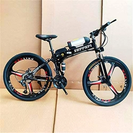 Fangfang Fahrräder Elektrofahrrad, Elektrische Fahrräder für Erwachsene, 360W Aluminiumlegierung Ebike-Fahrrad Abnehmbare 36V / 8AH Lithium-Ionen-Batterie Mountainbike / Pendel Ebik, Fahrrad (Color : Black)
