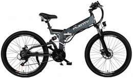 Fangfang Fahrräder Elektrofahrrad, Elektro-Mountainbike, 24" / 26" Hybrid-Fahrrad / (48V12.8Ah) 21 Geschwindigkeit 5 Files Power System, Double E-ABS Mechanische Scheibenbremsen, Großbild-LCD-Display, Fahrrad