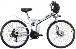 PIAOLING Zusammenklappbares elektrisches Mountainbike Leichtgewicht Electric Mountain Bike 26" Rad Folding Ebike LED-Anzeige 21 Geschwindigkeit elektrisches Fahrrad pendeln Ebike 500W Motor, drei Modi Riding Assist, bewegliche leicht zu verstauen for Erw