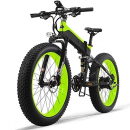 LZMXMYS Fahrräder LZMXMYS Elektrisches Fahrrad, Elektro-Mountainbike-1000W 26inch Fat Tire E-Bike 27 Beschleunigt Strand Mens Sport Bike for Erwachsene 48V 13AH Lithium-Batterie Folding Elektro-Fahrrad