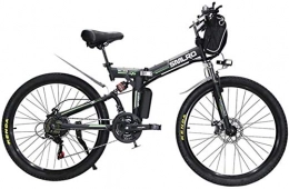 PIAOLING Fahrräder PIAOLING Leichtgewicht Elektro-Fahrrad Ebikes Folding Ebike for Erwachsene, 26inch Electric Mountain Bike City E-Bike, leicht Fahrrad for Teens Männer Frauen Bestandskalance. (Color : Black)