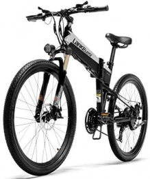 YAOJIA Fahrräder YAOJIA Herren Fahrrad Rennräder Herren Mountainbike 26 Zoll Falten |48V 10.4AH Lithium-LON Batterie Hybrid Rennradfahrräder 21 Geschwindigkeit 400W Elektrische Fahrräder Cross- & Trekkingräder