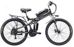 ZMHVOL Fahrräder ZMHVOL Ebikes, 26 '' 'Folding Electric Mountainbike mit abnehmbarem 48 V 8AH Lithium-Ion-Akku 350W Motor Elektrische Fahrrad E-Bike 21 Geschwindigkeitsgerät und DREI Arbeitsmodi ZDWN (Color : Black)