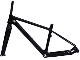 Flyxii Cornici per Mountain Bike 3 k, in carbonio, per MTB Mountain Bike, da telaio per forcella (19 BSA 48, 26 cm
