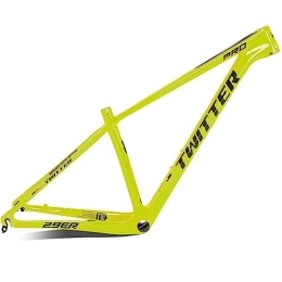 DHNCBGFZ Parti di ricambio DHNCBGFZ Telaio MTB Full Carbon 27.5er 29er Telaio Mountain Bike Hardtail 15'' / 17'' / 19'' Sgancio Rapido 135mm BB92*41mm Passaggio Interno (Color : Fluorescent Yellow, Size : 29x15'')