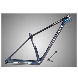 DFNBVDRR Parti di ricambio Fibra Di Carbonio Telaio Per Mountain Bike 27.5 / 29" Asse Passante 142 Mm Freno A Disco Telaio XC / MTB 15'' / 17'' / 19'' Telaio Bicicletta BB92 Movimento Centrale ( Color : Black , Size : 15*29'' )