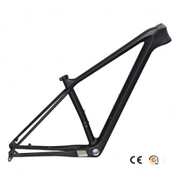 GONGJU Parti di ricambio GONGJU 2020 Nuovo MTB Carbon Telaio 29er Carbon Mountain Bike Frame 148 * 12mm BSA del Carbonio MTB della Bicicletta Frames 15 / 17 / 19", Ud Black Matte, 19inch