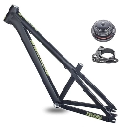 HIMALO Parti di ricambio HIMALO 26er Hardtail Telaio per Mountain Bike 12.5'' Singola velocità Telaio Freno C / V Sgancio Rapido Telaio MTB QR 10 * 135mm Lega di Alluminio Telaio Rigido (Color : Black)