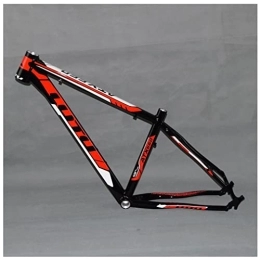 HIMALO Parti di ricambio HIMALO 26er Telaio per Mountain Bike 16'' / 18'' Telaio for Freni A Disco in Lega di Alluminio QR 135mm XC (Color : White Red, Size : 26 * 18'')