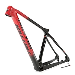 HIMALO Parti di ricambio HIMALO Telaio MTB 27.5er 29er Telaio per Mountain Bike Hardtail in Fibra di Carbonio 15'' / 17'' / 19'' Telaio for Freno A Disco XC Perno Passante Percorso Interno (Size : 29 * 15'')