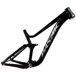 HIMALO Parti di ricambio HIMALO Telaio MTB 27.5er / 29er Telaio Sospensione Mountain Bike 16'' / 18'' DH / XC / AM Telaio Freno A Disco Boost Perno Passante 148mm (Color : Black, Size : 27.5 * 16'')