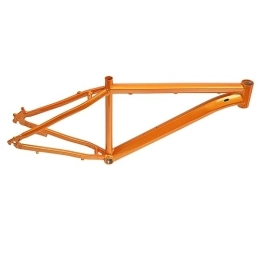 Jolre Parti di ricambio Jolre Telaio per bicicletta da 26 pollici, telaio per mountain bike, telaio in lega di alluminio, telaio pieghevole per bicicletta, telaio ribaltabile Hardtail, 66 cm (arancione)