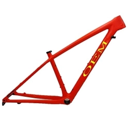 LJHBC Parti di ricambio LJHBC Della Bici Telaio Cornice Rossa Super Leggera Fibra di Carbonio T1000 Telaio per Mountain Bike Attrezzatura da Ciclismo Adatto per Altezza Superiore a 165 cm 27.5 / 29ER