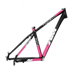 Mountain Bike Cornici per Mountain Bike Mountain Bike AM / Venus 11 ° Anniversary Edition Frame, 26 / 16 Pollici Leggera in Lega di Alluminio Bike Telaio, Adatto for Montaggio Fai da Te Accessori (Nero / Colore Rosa)