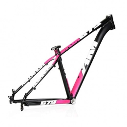 Mountain Bike Parti di ricambio Mountain Bike AM / XM679 Frame, 26 / 27.5 / 29 Pollici in Lega di Alluminio Leggera Struttura della Bici, Adatto for Montaggio Accessori Fai da Te (Nero / Colore Rosa) (Size : 26")