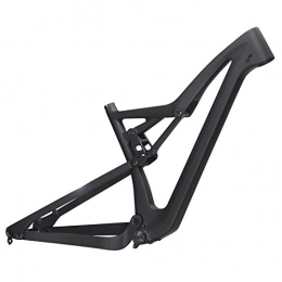 PPLAS Parti di ricambio Nuovo 29ER 27.5 Sospensione Intera Piena Bike Bike Telaio 148x12mm Fibra di Carbonio Frame MTB Accetta (Color : UD Matte Black, Size : 19inch)