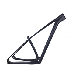 PPLAS Parti di ricambio PPLAS Telaio per Biciclette in Carbonio 29er 27.5RUcce in Carbonio MTB Bicycle Frame 142 * 12mm 135 * 9mm QR 650B MTB Bicycle Frame (Color : Black Color, Size : 29er 19inch Glossy)