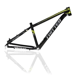 DFNBVDRR Parti di ricambio Telai MTB 15.5 / 17 / 19''' Telaio Per Mountain Bike Lega Di Alluminio Telaio Da Bicicletta Sgancio Rapido 135mm BB68mm Telaio Bici Per Ruote Da 27, 5 / 29 Pollici ( Color : Black yellow , Size : 19x27.5in )