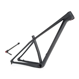 DFNBVDRR Parti di ricambio Telaio MTB 15'' 17'' 19'' BB92 Telaio Per Bicicletta Freno A Disco Asse Passante 142x12 Mm Percorso Interno Telaio Per Mountain Bike Per Ruote 27.5er 29er ( Color : Matte black , Size : 29x19'' )