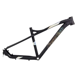 HerfsT Cornici per Mountain Bike Telaio MTB in Lega di Alluminio Telaio per Mountain Bike Hardtail 27.5er Telaio Rigido per Freno a Disco da 16'' 17'' QR 135mm XC, con Gancio di Coda (Color : Black, Size : 27.5x16'')