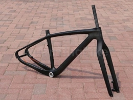 yuanxingbike Parti di ricambio Toray 219 #carbonio MTB Frameset in carbonio 3 k Mountain Bike, 29ER, BSA, struttura 44, 45 cm (17, 5")-Cuffie