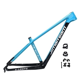 WAMBAS Parti di ricambio WAMBAS Telaio MTB in Carbonio 27.5er 29er Telaio Mountain Bike Hardtail 15 / 17 / 19'' Telaio Freno A Disco Perno Passante 142mm QR 135mm Intercambiabile, con Accessori (Color : Blue, Size : 29 * 15'')