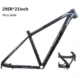 WANGYONGQI Parti di ricambio WANGYONGQI Telaio per Bicicletta Lega Leggera in Alluminio Bike MTB Telaio 29er 17 19 21 BSA Tapered Mountain Bike Telaio Passante, E