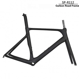 yyqxhly Telaio per Bici da Strada in Carbonio Completo Telaio per Bici da Corsa in Bicicletta da Corsa in Carbonio Telaio per Bici da Strada in Carbonio T1000,Matte 53cm