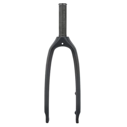 Alomejor Forcelle per mountain bike 20 in Mountain Bike Forcella 3K Opaca 4.37in Top Tube Bike Forcella Anteriore per Bici Pieghevole Tubo Dritto da 28.6mm