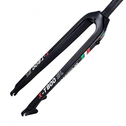 CARACHOME Forcelle per mountain bike 26 / 27.5 / 29 `` Forcella ammortizzatore per bicicletta Forcella in fibra di carbonio Mountain bike Forcella anteriore per bicicletta Accessori per mountain bike, disponibili in più colori, E, 29