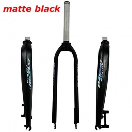 Forcella da bicicletta Parti di ricambio 26"27.5" 29"Forcella del Disco Rigido MTB Mountain Bike Freni a Disco Forcella in Alluminio Forcella Anteriore 1-1 / 8 700C Disco Bici da Strada Forcella, Matteblack