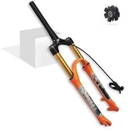 MabsSi Parti di ricambio 26 27.5 29 Pollici Bicicletta Mountainair Forcella Anteriore Smorzamento Regolabile, Viaggio da 140 Mm Lega Leggera 1-1 / 8 "forcelle Ammortizzate per Bi(Size:27.5 inch, Color:Blocco REMOTO RASTREMATO)