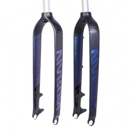 CBPE Forcelle per mountain bike 26 / 27, 5 / 29 Pollici Comune Forcella Anteriore per Bicicletta Forcella Ammortizzata per Mountain Bike Forcella Rigida Freno Parti Forcelle, Matte Navy