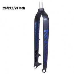 MGE Parti di ricambio 26 27, 5 29 Pollici della Forcella della Sospensione, Lega di Alluminio 1-1 / 8" 28, 6 Millimetri Dritto Tubo MTB Bike Compatibile Freno a Disco Forcella Larghezza 100 Millimetri (Size : 26inch)