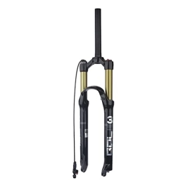 ITOSUI Forcelle per mountain bike 26 27, 5 29 pollici Mountain Forcella anteriore Ammortizzatore a pressione d'aria Forcella da viaggio 100 mm Forcella anteriore bici 1-1 / 8" Controllo linea Freno a disco QR Magnesio + lega di allumini