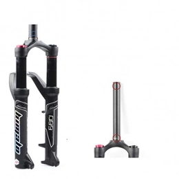 LJP Parti di ricambio 26 / 27, 5 / 29 Pollici Mountain Fork Suspension Forks 2.4 Pneumatici Larghi Corona Dritta Freno Disco Corsa 135 / 125MM Nero (Color : 26 Inches, Size : Shoulder Control)