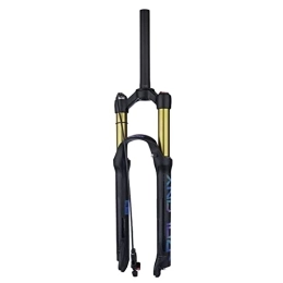 ITOSUI Forcelle per mountain bike 26 27, 5 29 pollici MTB Forcella pneumatica Corsa 100mm Regolazione estensione Mountain Bike Forcelle anteriori 28, 6mm Tubo dritto Controllo linea Freno a disco QR 9mm Magnesio + lega di alluminio