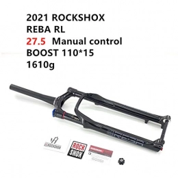 Z-LIANG Parti di ricambio 27.5 29 Bike Mountain Bike Forcella MTB Accessorio Bike Ammortizzatore Garfo de sospensione Moutain Bike Fox (Color : REBA275Manualcontrol)