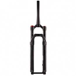 LJP Parti di ricambio 27.5 29er Forcelle Ammortizzate MTB Air Fork Mountain Forcella Ammortizzatore Bici Lega Alluminio Fren Disco Corsa 130mm Nero (Size : 27.5 Inches)