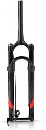 MGE Parti di ricambio 29 Pollici Forks Downhill Sospensione, MTB Alluminio-Lega di magnesio Cono Freno a Disco smorzamento Regolazione della Corsa 100 Millimetri Nero (Color : A, Size : 27.5inch)