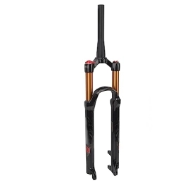 Acouto Forcelle per mountain bike Acouto 29 Pollici Forcella Pneumatica per Bici Forcella Anteriore per Mountain Bike Ammortizzatore per Bicicletta Forcella Anteriore Forcella Conica Blocco Manuale Oro