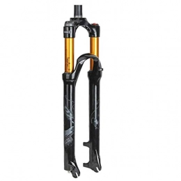 AIFCX Parti di ricambio AIFCX 26" Mountain Bike Suspension Fork, 1-1 / 8' Leggero in Lega di magnesio MTB Bike Gas Forcella Spalla 100 Millimetri di Controllo, A-26inch