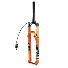 aiNPCde Forcelle per mountain bike aiNPCde 27.5 Forcella MTB 29 Pollici, Bicicletta Montagna Blocco Remoto Forcella a Sospensione Pneumatica Perno Passante 100 * 15mm con Regolazione del Ritorno di Smorzamento