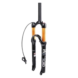 aiNPCde Forcelle per mountain bike aiNPCde FKA002 Mountain Bike Forcella Anteriore Bici 26"27.5" 29", Sospensione MTB Viaggio 120mm Lega 1-1 / 8 Forcelle Aria (Color : Straight Remote Lockout, Size : 27.5 inch)