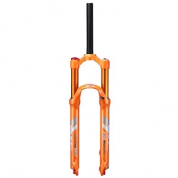 aiNPCde Forcelle per mountain bike aiNPCde Mountain Bike Forcella ad Aria 26 27, 5 29 Pollici Tubo Dritto, Lega di Magnesio 1-1 / 8" Blocco Manuale Freno a Disco Forcelle Ammortizzate MTB Viaggio 120mm