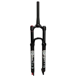 ALBN Parti di ricambio ALBN Forcelle Anteriori MTB 120 mm per Mountain Bike 26 27, 5 29 Pollici, Forcella Ammortizzata in Lega di magnesio con Tubo Dritto / Conico Nero per Pneumatici da 1, 5-2, 45 Pollici