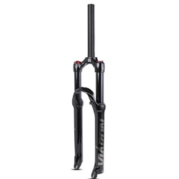 MabsSi Parti di ricambio Ammortizzatore Forcella Pneumatica 26 Pollici / 27, 5 Pollici / 29 Pollici Mountain Bike, Lega di Magnesio Sospensione MTB Forcella per Bicicletta Controllo Spalla Dritta(Size:26, Color:Titanio)