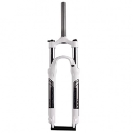 Auoiuoy Parti di ricambio Auoiuoy Mountain Bike Front Fork Bicycle MTB Fork Bicycle Suspension Fork Air Fork 26 / 27.5 / 29 Pollici Ammortizzatore in Lega di Alluminio Ammortizzatore Forcella a Molla, White-27.5inch