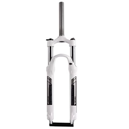 Auoiuoy Parti di ricambio Auoiuoy Mountain Bike Front Fork Bicycle MTB Fork Bicycle Suspension Fork Air Fork 26 / 27.5 / 29 Pollici Ammortizzatore in Lega di Alluminio Ammortizzatore Forcella a Molla, White-29inch